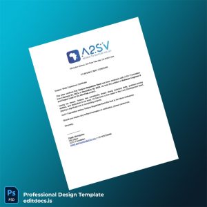 Editable A2SV Foundation Employment Verification Letter Template (Word&PDF) Page Preview - EditDocs