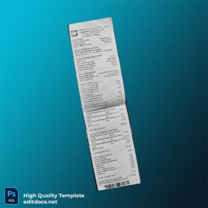 AEE Ele K1-KENGERI Editable Electricity Bill Template in Word and PDF formats