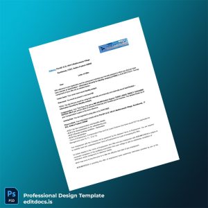 Editable Acn Infotech Employment Verification Letter Template (Word&PDF) Page Preview - EditDocs