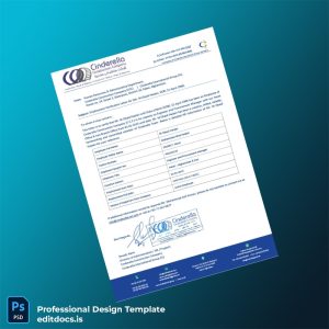 Editable Afghanistan Cinderella Construction Company Employment Verification Letter Template (Word&PDF) Page Preview - EditDocs