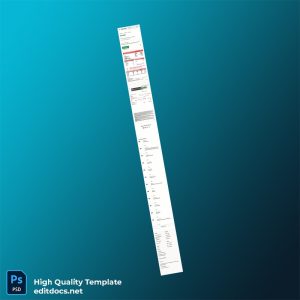 Airtel Editable Bill Template in Word and PDF formats