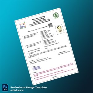 Editable Amendment Certificate Template (Word&PDF) Page Preview - EditDocs