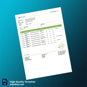 Azerbaijan Rabitabank Account Statement Template in Word and PDF formats