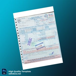 Bangladesh BRAC Bank Ltd Editable Utility Bill Template in Word and PDF formats