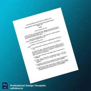 Editable Bangladesh Chief Controller of Imports and Exports Business Registration Certificate Template (Word&PDF) Page Preview - EditDocs