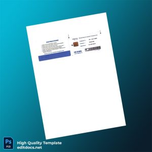 Bangladesh Dhaka Electric Supply Company Ltd Editable Utility Bill Template in Word and PDF formats