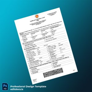 Editable Bangladesh Government Department of Immigration and Passports Registration Form Template (Word&PDF) Page Preview - EditDocs