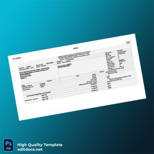 Bangladesh Northern Electricity Supply Company Ltd Editable Utility Bill Template in Word and PDF formats