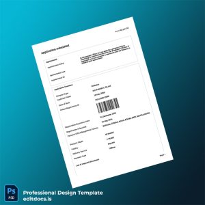 Editable Bangladesh Passport Office Registration Summary Template (Word&PDF) Page Preview - EditDocs