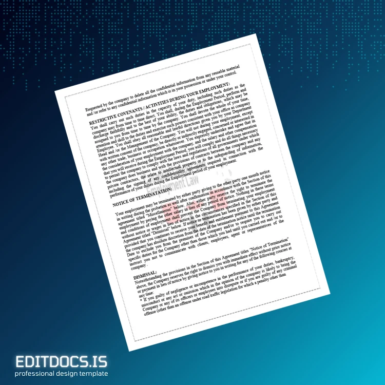 Editable Canada ITC-Group Construction Employment Verification Letter Template in Word and PDF formats page 4 Page Preview - EditDocs