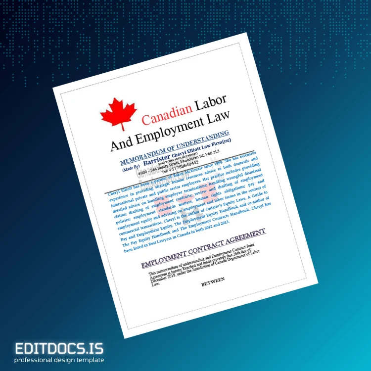 Editable Canada ITC-Group Construction Employment Verification Letter Template (Word&PDF) Page Preview - EditDocs