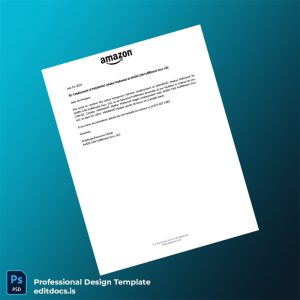 Editable Canada AMZN CAN Fulfillment Svcs Employment Verification Letter Template (Word&PDF) Page Preview - EditDocs