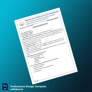 Editable Canada Ambrosia Super Systems Corporation Employment Verification Letter Template (Word&PDF) Page Preview - EditDocs