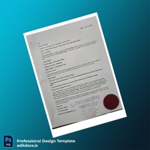 Editable Canada Bhupinder Singh Employment Verification Letter Template (Word&PDF) Page Preview - EditDocs