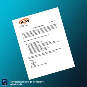 Editable Canada Fast Fare Inc Employment Verification Letter Template (Word&PDF) Page Preview - EditDocs