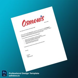 Editable Canada Osmow s Employment Verification Letter Template (Word&PDF) Page Preview - EditDocs