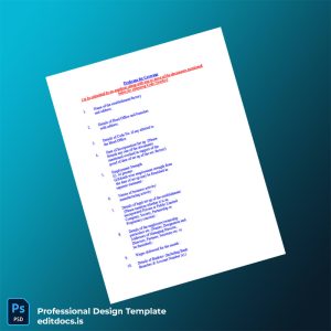 Editable Country Registration Certificate Template (Word&PDF) Page Preview - EditDocs