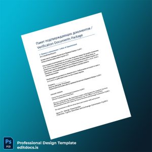 Editable Cyprus Fund for Investor Compensation ICF Employment Verification Letter Template (Word&PDF) Page Preview - EditDocs