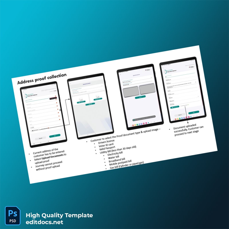 Editable App Features Document Template in Word and PDF formats page 2