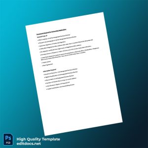 Editable Partnership Registration Documents Template in Word and PDF formats