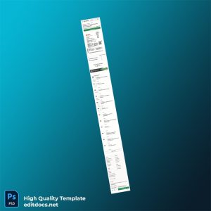 Germany E On Editable Electricity Bill Template in Word and PDF formats