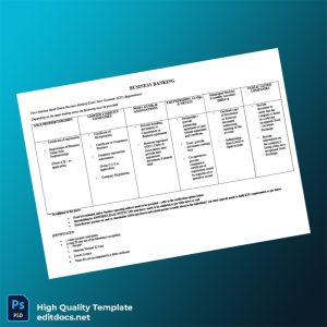 Ghana First National Bank Ghana Editable KYC Requirements Template in Word and PDF formats