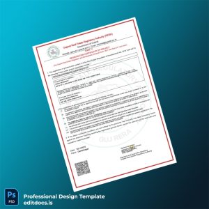 Editable Gujarat Real Estate Regulatory Authority Registration Certificate Template (Word&PDF) Page Preview - EditDocs