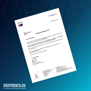 Editable India Angel One Limited Relieving and Experience Letter Template (Word&PDF) Page Preview - EditDocs