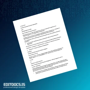 Editable India Foray Software Employment Verification Letter Template (Word&PDF) Page Preview - EditDocs