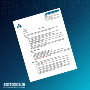 Editable India Genius Consultants Employment Verification Letter Template (Word&PDF) Page Preview - EditDocs