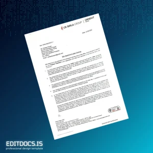 Editable India Orient Paper Mills Appointment Letter Template (Word&PDF) Page Preview - EditDocs