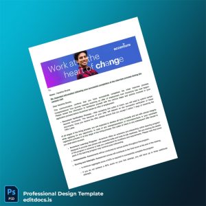 Editable India Accenture Employment Verification Letter Template (Word&PDF) Page Preview - EditDocs