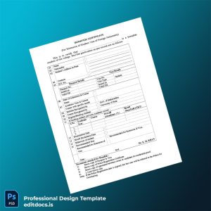 Editable India Bonafide Certificate Template (Word&PDF) Page Preview - EditDocs