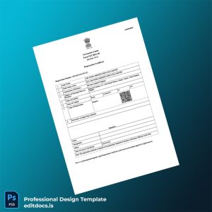 Editable India Companies House Registration Certificate Template (Word&PDF) Page Preview - EditDocs