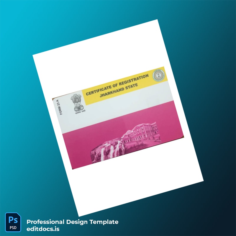 Editable India DTO Certificate of Registration Template in Word and PDF formats page 2 Page Preview - EditDocs