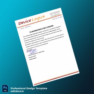 Editable India Device Logics Employment Certificate Template (Word&PDF) Page Preview - EditDocs