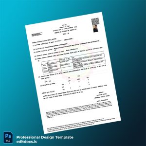 Editable India District Labour Office Registration Certificate Template (Word&PDF) Page Preview