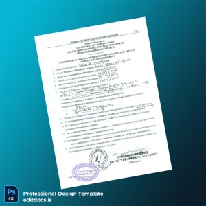 Editable India District Registering Authority Hospital Registration Certificate Template (Word&PDF) Page Preview