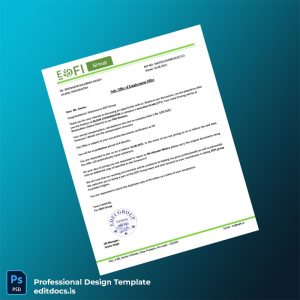 Editable India EDFI Group Employment Verification Letter Template (Word&PDF) Page Preview - EditDocs