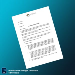 Editable India FTC Employment Verification Letter Template (Word&PDF) Page Preview - EditDocs