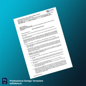 Editable India FirstMeridian Global Services Private Limited Employment Verification Letter Template (Word&PDF) Page Preview - EditDocs