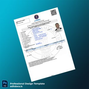 Editable India Foreigners Regional Registration Office Registration Certificate Template (Word&PDF) Page Preview - EditDocs