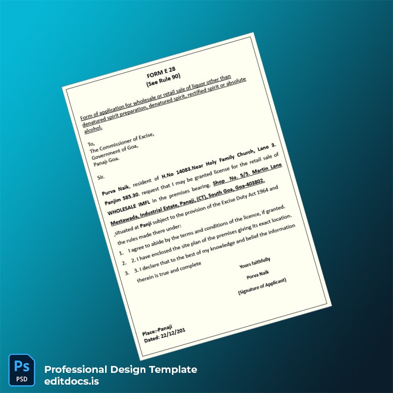 Editable India Government of India Registration Certificate Template in Word and PDF formats page 2 Page Preview - EditDocs