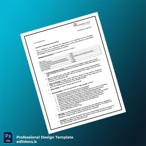 Editable India Ideaspromo Solutions Employment Verification Letter Template (Word&PDF) Page Preview - EditDocs