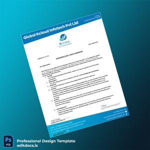 Editable India Kcloud Technologies Employment Verification Letter Template (Word&PDF) Page Preview - EditDocs