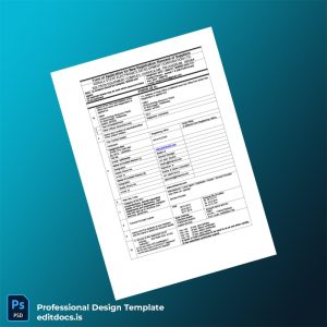 Editable India Kerala State Electronics Development Corporation Ltd Vendor Registration Form Template (Word&PDF) Page Preview - EditDocs