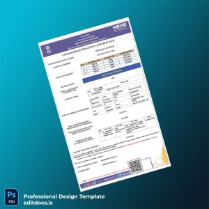 Editable India MOCS Udyam Registration Certificate Template (Word&PDF) Page Preview - EditDocs