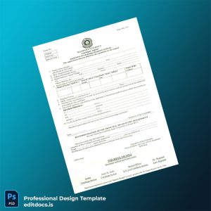 Editable India Manipur University Original Certificate Template (Word&PDF) Page Preview - EditDocs