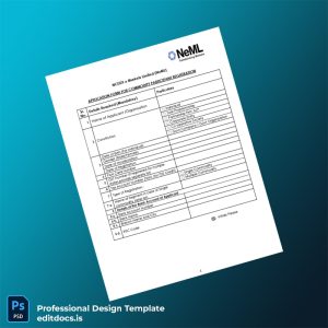 Editable India NCDEX e Markets Limited Commodity Participant Registration Form Template (Word&PDF) Page Preview - EditDocs