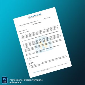 Editable India Narayana Educational Society Appointment Letter Template (Word&PDF) Page Preview - EditDocs
